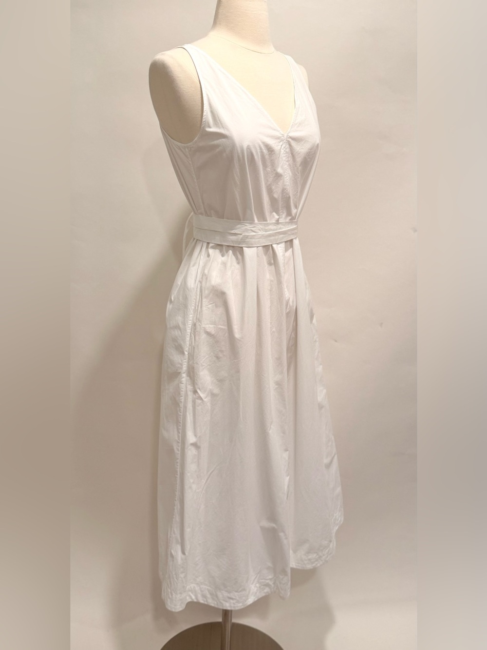 Joseph White Cotton Poplin Davey Dress 36 US 2